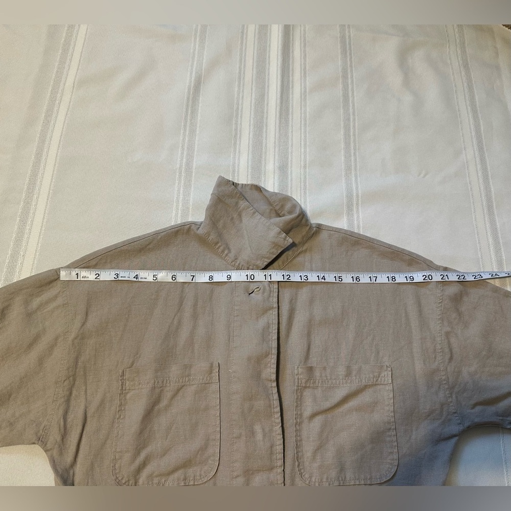 Mango Beige Short-Sleeve Romper - Picture 7 of 15